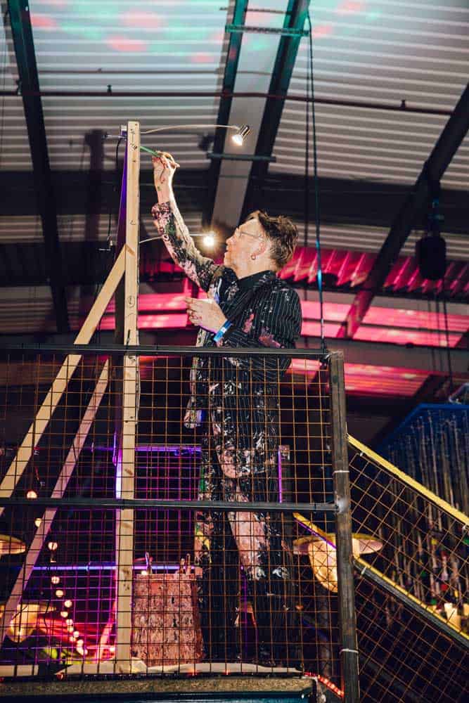 Set painter working for an Event Design Company London