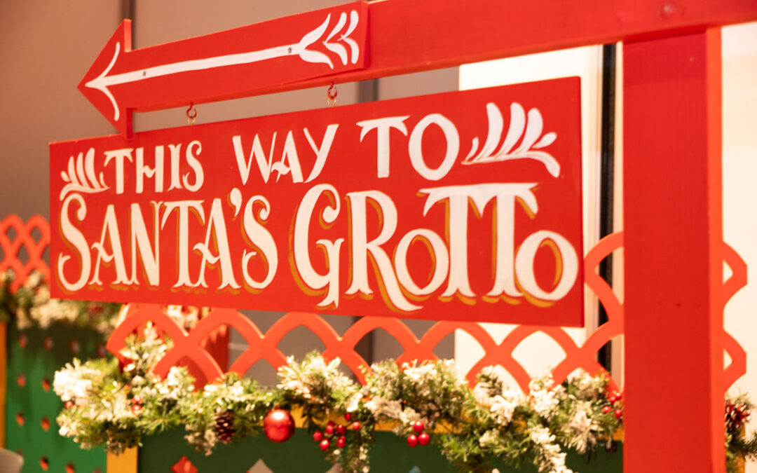 Santa's Grotto Sign