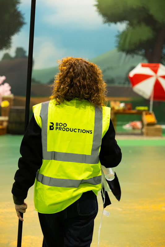 Exhibition set up staff at the Excel Centre