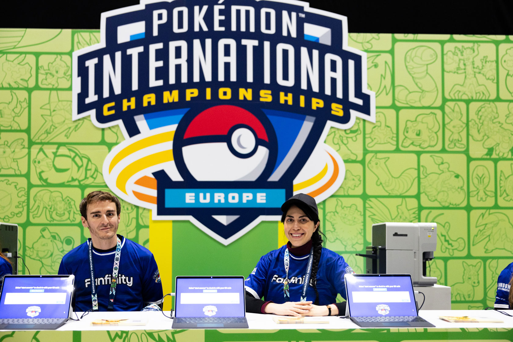 exhibition build for Pokemon at the excel centre London